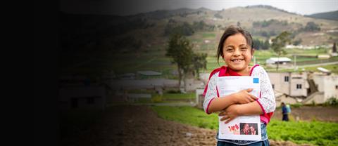 Young girl smiling