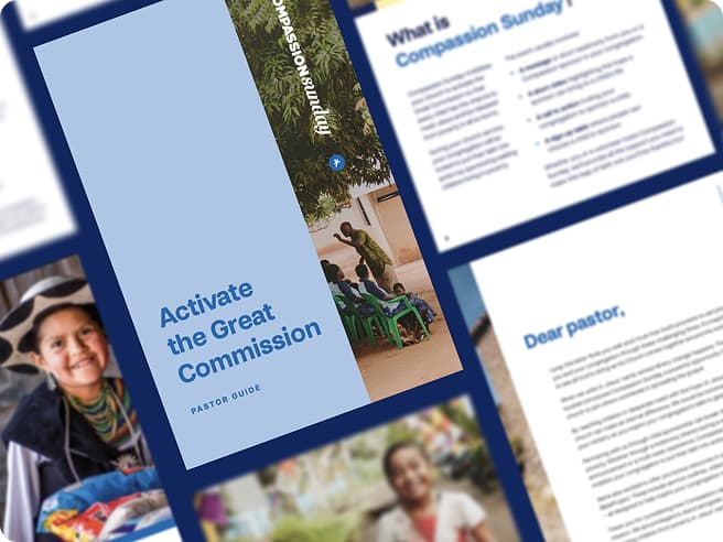 Image of Compassion Sunday resources.